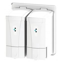 Dozownik do mydła, żelu 2x250 ml Biały 