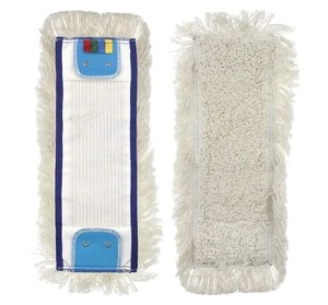 Nakładka na Mop DUO CC50 bawełna  kieszeń-klip 50cm biały