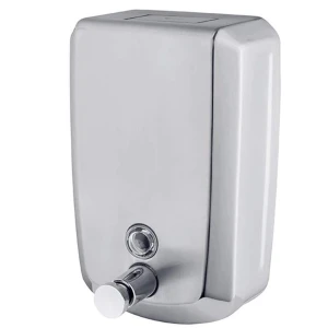 Dozownik Stalowy 1000 ml do Mydła w Płynie – Matowy Lab Stal nierdzewna 304