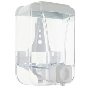 Dozownik do mydła w płynie 500ml Biały Transparentny LT100TE