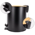 Kosz na pedał 5 l czarny KM 0205 Kamile.jpg
