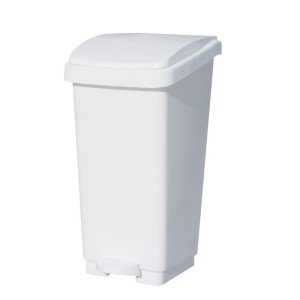 Kosz na śmieci 50 l na pedał biały  LX 