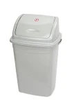 Kosz na śmieci uchylny 16 l szary - oliwkowy ECO